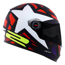 Capacete Ls2 Ff358 Starwar Vermelho Branco Star War Cor Vermelho