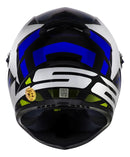 Capacete Ls2 Ff358 Star War Azul E Amarelo Estrela