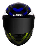 Capacete Ls2 Ff358 Star War Azul E Amarelo Estrela